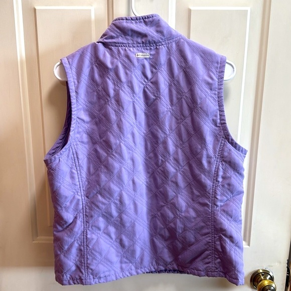 Vintage Columbia Purple Quilted Vest Size L - Picture 2 of 7